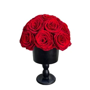 2026 New Product Ideas Valentine's Day Mother's Day Custom Eternal Preserved Rose Dome Marble Box-Easter Graduation Gift Long