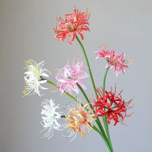 Nice Quality Wholesale Higanbana Flower Equinox Flower Glass Home Decoration Valentine's Day Thanksgiving Chinese New Year Table