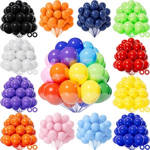 Factory Wholesale 5 10 12 Inch Colorful Matte Latex Balloon Logo Print Custom Wedding Birthday Party Decorations Latex Globo
