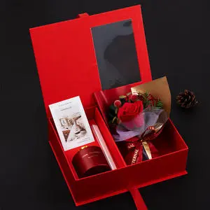 Valentine's Day Gift Ideas Corporate & Birthday Present Women's Aromatherapy Soap Flower Gift Box for Mother's Day