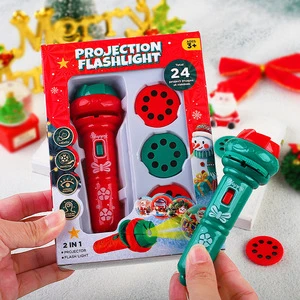 New Products Christmas Gift Luminous Pattern Projection Flashlight