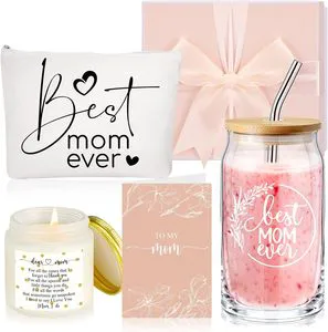 2024 Personalized Mother's Day Gifts for Mom Best Mom Gifts Sets With Water Mug Scented Candle