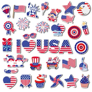 Competitive Price PVC 3D Soft Strong Magnetic Shape Custom Modern Design Independence Day United States Theme Fridge Souvenirs
