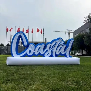 High Quality Custom Logo Large Outdoor Advertising Balloon Inflatables Letters With Oxford/PVC Material Weather Resistant