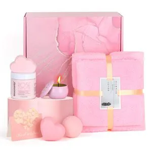 UIONEN Women Classic Fashion Trend Luxury Home Spa Gift Basket Set for Mother's Day Valentine's Day Pampering
