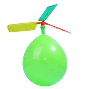 2024 New Product Air Balloon Helicopter Toy Funny Balloon Outdoor Helicopter Flying for Kids Birthday Party Children's Day Gift