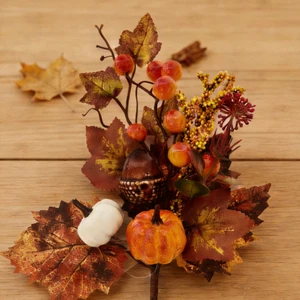 Thanksgiving Theme Fall Faux Mini Pumpkins & Persimmons Environment-Friendly High Quality for Harvest Table Centerpiece