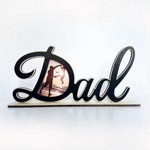 New Creative Father's Day DAD Letter Photo Frame Holiday Gifts Home Decoration Decoration Crafts Decoration