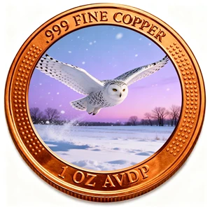 Direct OEM 1 Oz 999 Fine Copper Commemorative Round Animal Theme Fox Raised Relief Outer Circle UV Printed Center