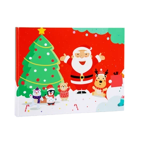 New Product Paper Christmas Jelly Book Toys Montessori Multi Function Children Educational Learning Toys for Kids Toddler Boys