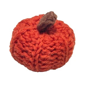 Handmade Crochet Pumpkin Ornament Halloween Party Harvest Thanksgiving Finished Product Wholesale