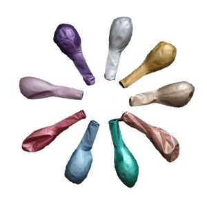 Wholesale High Quality 12'' 2.8g Metallic Party Balloons Thick Chrome Latex Birthday Graduation Eco-Friendly Accessories Party