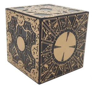 2023 New Product Hellraiser Puzzle Box Solid Lament Cube Foil Originator Horror Cosplay Prop FREE SHIP