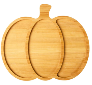 Halloween Bamboo Charcuterie Board Organic Pumpkin Ghost Shape Engraving Customized Durable Decorative Party Classic Snack