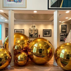 Bulk Wholesale Decorative Ornaments Mirror Balloon 60cm To 300cm Large Big Giant Shiny Mirror Ball