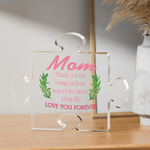 Acrylic Mother's Day Ornaments Mom Heart Shaped Commemorative Gift Acrylic Butterfly Souvenirs Father's Day Gifts