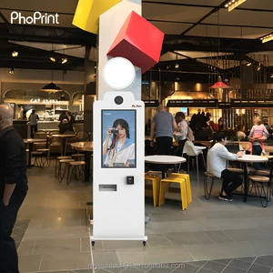 Portable Dslr Digital Credit Card Payment Magic Mirror Photo Booth Kiosk With Printer