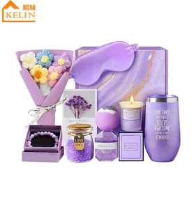 Birthday Gifts for Women, Mothers Day Gifts for Mom from Daughter, Unique Spa Gift Basket Box for Women Best Friend Sister
