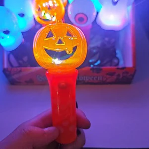 2026 Factory Supply New Style Plastic Halloween Pumpkin for Ghost Party Happy Halloween Eyeballs Skull Sticks Wholesale Toys