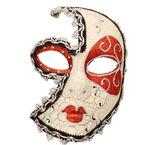 Venetian Italian Christmas Masquerade Ball Carnival Party Masks PVC Hand Stick European American Girl