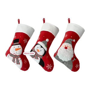 2026 New Christmas Decorations Stockings Xmas Jewelry Pendant Small Boots Children's Candy Gift Bag Fireplace Tree Decorations