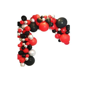 Hstyle Casino Party Decoration Supplies Set Casino Balloon Garland Kit for Las Vegas Themed Parties Casino Night Poker Events