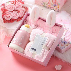 Personalized Mother's Day Gift Set with Cup and Towel for Special Occasions & Back to School Events Great Giveaway Gift