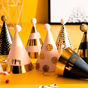 Holiday Party Christmas Hat & Tiara Supplies Customized Paper Designs Custom Color Options