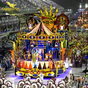 Mardi Gras Theme Grand Carnival Parade Floats for Festival