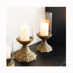 Wholesale Table Decor Centerpieces Home Decor Modern Candle Holder Vintage Candle Stand Metal Pillar Candle Holder