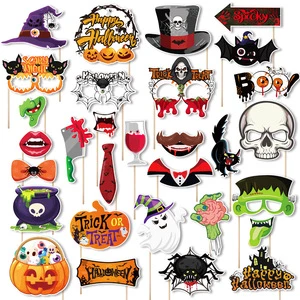 Halloween Photography Props, Party Decoration, Ghost Festival Fun Photography Props, Pumpkin Skeleton Glasses, Costume