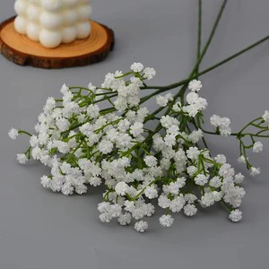 Wholesale Artificial Gypsophila Flower Fake Real Touch Mini Baby Breath Flowers Valentine's Day Wedding Supplies Handmade Long