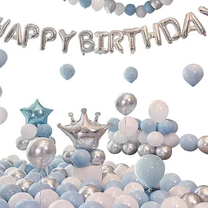 LILIS Professional Birthday Backdrop Set | Modern Round Latex Arch Fabric Background High-End Adult Party Photography Made China