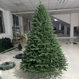 Factory Price Wholesale From 2ft 6ft 7ft 8ft 9ft To 10ft Green PE PVC Decorative Realistic Artificial Christmas Trees