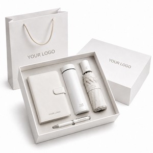 Luxury Corporate Promotional China Centerpiece Business Planner Travel Gift Set Office Custom Gift Box Set For Small Business