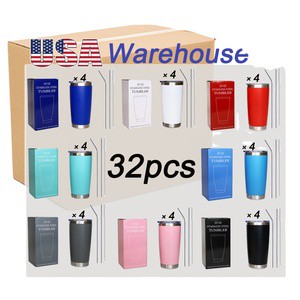 1 Pcs Custom Logo Tumbler Cups Vacuum Insulated Double Wall Tumbler 20oz Coffee Wine Beer Mug Stainless Steel Tumbler Party