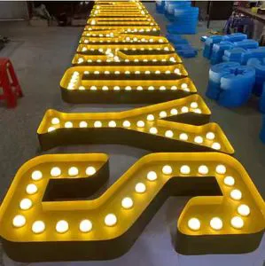 Custom Marry Me Marquee Letters 3ft 4ft LED Light Up Letters For Wedding Party Decoration Bamboo Font