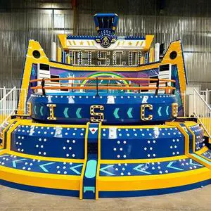 Theme Park Carnival and Fairground Attraction 24-Seater Disco Tagada Amusement Ride