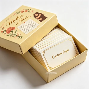 Custom Printed Best Mom Ever Sentimental Gratitude Gift Set for Women Beautiful Unique Mothers Day Gift Card