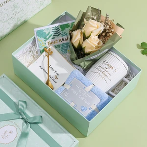 Wholesale Good Price Mothers, Day Gift Box Sets Glass Cup Souvenir Novelty Gifts Set for Women/
