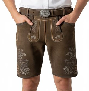Octoberfest Austrian Lederhosen , German Lederhosen , Bavarian Garments , Herren Kurz Trachten lederhose , Bavarian hosen
