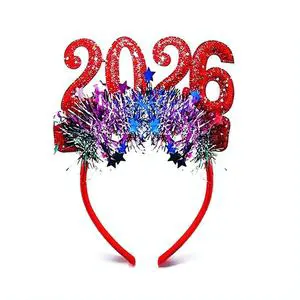 New Year and Christmas Celebration Party Props and Decorations Holiday Party Headbands