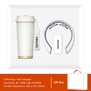 Luxury Multi-Color Corporate Business Gift Set Mug Neck Massager for Valentine's Day Mother's Day Graduation Christmas