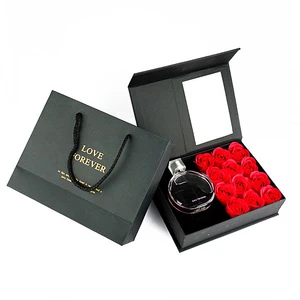 Valentine's Day Creative New Clamshell Gift Box Soap Roses Girl Friend Gifts for Valentine's Day