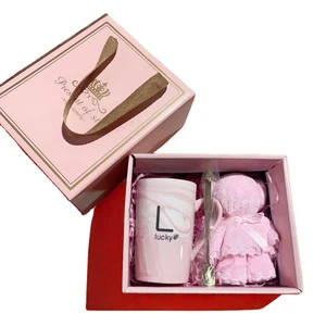 Special Hot Selling Birthday Gift for Mother Father Day Birthday Lovely and Pretty Gift Coffee Cup Gift Set