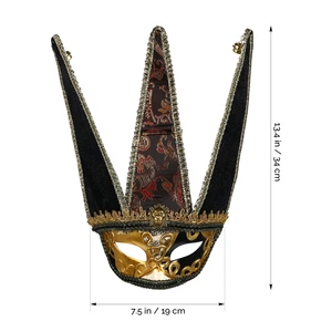 Men's Venetian Style Masquerade Party Mask New Halloween Carnival Fancy Dress Ball Mask Resin Material Venice Party Mask