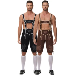 Hot Sale Men's German Oktoberfest Costume Overalls COS Outfit Beer Festival for Halloween Man