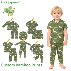 Boys' Bamboo Fabric Pajamas with October Festival Print, Discounted One-piece Pajamas, Newborn Clothing