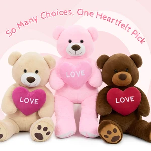 Best Selling Love Heart Teddy Bear Big Size San Valentine's Day Gift for Lover Girlfriend Symbol of love Anniversary Present