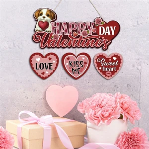 Irregularly Shaped Valentine's Day Hanging Unique Heart Inspired Wall Decoration for Romantic Decor